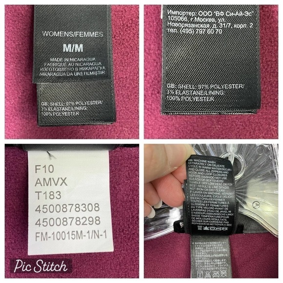 The North Face Apex Bionic Jacket Bordeaux Burgundy Style AMVXCM7 Womens Size M - Picture 6 of 16